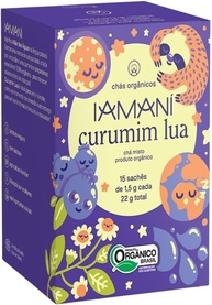Chá Misto Infantil Orgânico Curumim Lua Iamaní 15 sachês - imagem 1