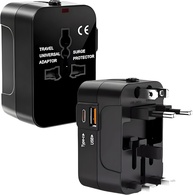 Adaptador de Tomada Universal Bivolt com 2 USB + USB-C: Sua Energia em Qualquer Lugar do Mundo! - imagem 1