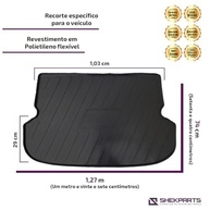 Protetor de Porta-Malas SW4 7 Lugares 2017-2023: Bandeja Emborrachada Premium - imagem 4