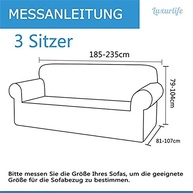 Capa de Sofá Impermeável Super Elástica 3 Lugares - Proteja seu Móvel com Estilo e Conforto - imagem 4