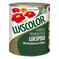 Tinta Lukscolor Lukspiso Prem Plus Marrom 900ml - imagem 1