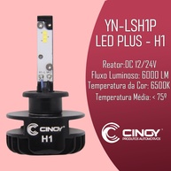 Super Led H1: Iluminação Automotiva 6000 Lúmens - imagem 2