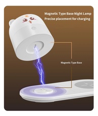 Luminária Noturna com Carregador Wireless 2 em 1 - imagem 4