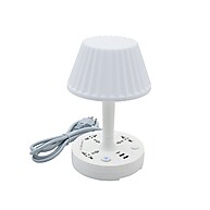 Luminária de Mesa COIBEU com 3 Tomadas e USB: Iluminação e Energia em Um Só Aparelho - imagem 1