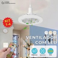 Luminária de Teto com Ventilador LED 30W - imagem 1