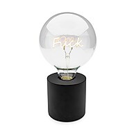 Luminária Filamento Fuck: Ilumine com Atitude! - imagem 1