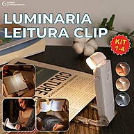 Luminária Leitura LED: 4x Mais Luz e Praticidade! - imagem 1