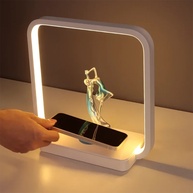 Luminária Noturna com Carregador Sem Fio: Design Moderno - imagem 1