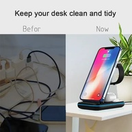 Luminária 3 em 1: Carregador Wireless + Suporte - imagem 4