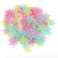 Adesivos de Parede que Brilham no Escuro - 100 Estrelas Luminosas para Decoração de Quarto e Sala - imagem 5