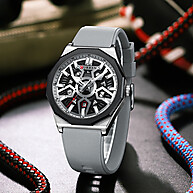 Relógio Masculino CURREN 8437: Analógico com Silicone e Luminoso - imagem 2