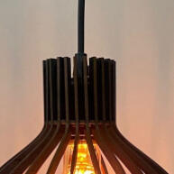 Lustre Decorativo Retro Rústico Preto: Elegância para Seu Ambiente - imagem 1