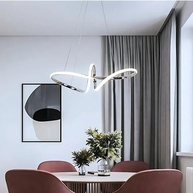 Lustre Pendente LED Loop 45W: Ilumine com Design! - imagem 1