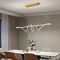 Lustre Pendente LED Sinus: 3 Cores e Design Moderno - imagem 1