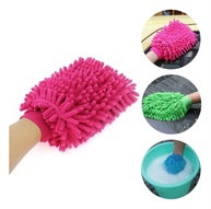 Luva de Microfibra Rosa para Limpeza Automotiva - Alta Absorção e Anti-Riscos - imagem 4