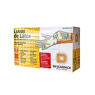 Luva Descarpack Látex: Proteção Essencial (100 Unid.) - imagem 1