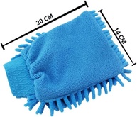 Luva de Microfibra Multicolorida para Limpeza Automotiva e Doméstica - Alta Absorção, Punho Elástico, 20x14cm - imagem 2