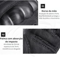 Luva Tática Meio Dedo Verde: Proteção e Performance para Aventura e Esporte - imagem 3
