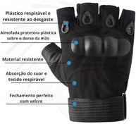 Luva Tática Meio Dedo Verde: Proteção e Performance para Aventura e Esporte - imagem 4