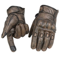 Luvas de Couro Milwaukee Leather MG7514 Marrom Envelhecido com Palma em Gel e Proteção para Homens (X-Large) - imagem 1