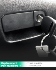 Trava Porta-Luvas Honda CR-V e Element 2002-2007 | Peça de Reposição 77540-S9A-G01ZA - imagem 5