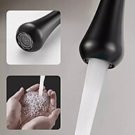 Torneira Pia Banheiro Preta Fosca 45cm Yesop – Monocomando Luxo - imagem 2