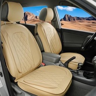 LINGVIDO Capas de Assento de Carro Premium: Luxo e Proteção em Couro Napa para Seu Veículo - imagem 2