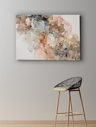 Quadro Decorativo Super Luxo em Tela Canva 85x60cm - Chassi de Madeira para Sala, Escritório ou Consultório - imagem 2