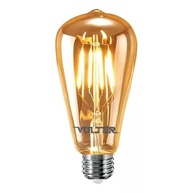 Lâmpada Filamento LED ST64 Vintage Âmbar E27 Bivolt 4W Volter - Luz Aconchegante - imagem 3