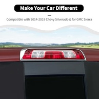 Acabamento Tampa Luz Freio Alta Montagem para Chevy Silverado & GMC Sierra 2014-2018 - Estilo e Proteção Premium - imagem 4