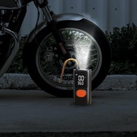 Bomba de Ar Elétrica Portátil para Pneus: Inflador Digital com Luz SOS - imagem 4