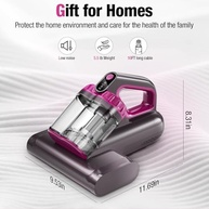 Aspirador de Pó para Colchão BYHUME 15Kpa com Luz UV-C e Aquecimento - Higiene Profunda e Portabilidade - imagem 3