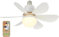 Ventilador de Teto com Luz LED e Controle Remoto – 6 Pás Silenciosas, Design Moderno, Ideal para Quartos e Salas - imagem 2
