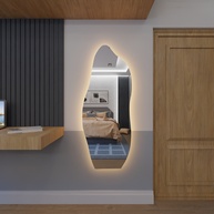Espelho Orgânico com LED 150x60cm: Elegância e Luz - imagem 2