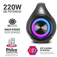 Speaker Philco PBS220BT: 220W de Som e Luz! - imagem 2
