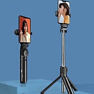 Bastão de Selfie Bluetooth com Tripé e Luz - imagem 1