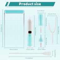 Escova Elétrica para Mamadeira Blove - Recarregável com Luz Indicadora e Ajuste de Intensidade - imagem 4