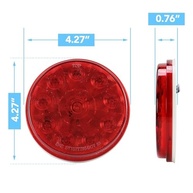Luz Traseira LED 10cm Vermelha 12V - Segurança e Estilo para seu Veículo - imagem 3