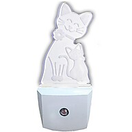 Luz Noturna Gato DNI 6154 – Iluminação Suave e Automática - imagem 1