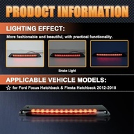 Terceira Luz de Freio LED Completa para Ford Focus e Fiesta Hatchback (2012-2018) - imagem 3