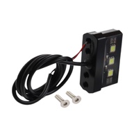Luz de Freio LED Universal para Moto: Segurança e Estilo com Suporte de Placa Integrado - imagem 1