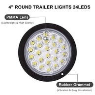 Kit 12 Luzes Traseiras LED 10cm Redondas P/ Reboque - Freio, Ré e Sinalização - imagem 5