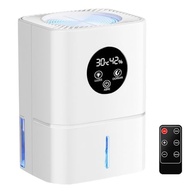 Desumidificador de Ar Compacto 1100ml com 7 Luzes Coloridas | Modo Noturno Silencioso e Desligamento Automático - imagem 2