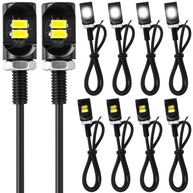 Kit 10 Luzes de Placa LED 12V Alumínio - Iluminação Brilhante para Carros, Motos e Trailers - imagem 1