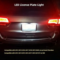 Luzes de Placa LED Brancas 6000K - Compatíveis Fiat 500, Jeep, Dodge e Mais | Sem Erros - imagem 3