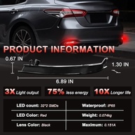 Luzes de Freio e Seta LED Fumê para Toyota Camry 2018-2025 - Segurança e Estilo - imagem 4