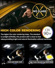 Kit Luzes LED Interior BMT xms para Dodge Challenger 2008-2023: Iluminação Super Brilhante 6000K (13 Peças) - imagem 4