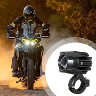 Kit 2 Luzes de Neblina LED Moto 18000lm: Feixe Duplo Potente e à Prova d'Água - imagem 4