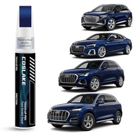 Tinta de retoque de carro (azul navarra metálico (LX5H/2D)) para Audi, kit de reparo de arranhões de pintura de carro, solução rápida e fácil de reparar, caneta removedor de arranhões 2 em 1 - imagem 2