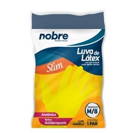 Luva borracha/latex SL amarela M NOBRE CA 41780 - imagem 4